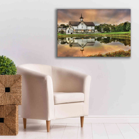 Image of 'Star Barn' by Lori Deiter, Canvas Wall Art,40 x 26