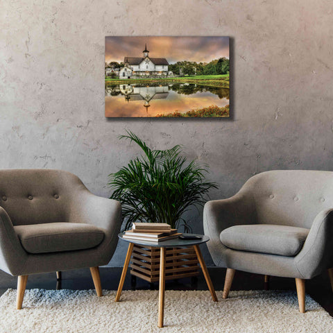 Image of 'Star Barn' by Lori Deiter, Canvas Wall Art,40 x 26