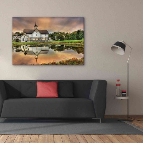 Image of 'Star Barn' by Lori Deiter, Canvas Wall Art,60 x 40