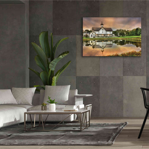 Image of 'Star Barn' by Lori Deiter, Canvas Wall Art,60 x 40