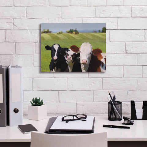Image of 'Making Hay' by Lori Deiter, Canvas Wall Art,16 x 12