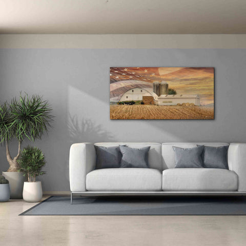 Image of 'American Farmland' by Lori Deiter, Canvas Wall Art,60 x 30