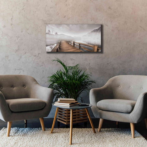 Image of 'Lake Cherokee Dock' by Lori Deiter, Canvas Wall Art,40 x 20