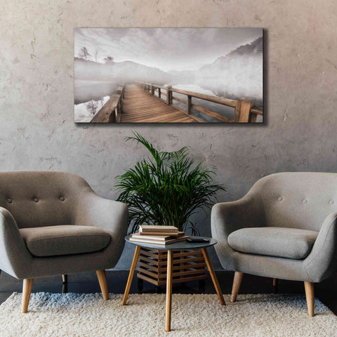 Image of 'Lake Cherokee Dock' by Lori Deiter, Canvas Wall Art,60 x 30
