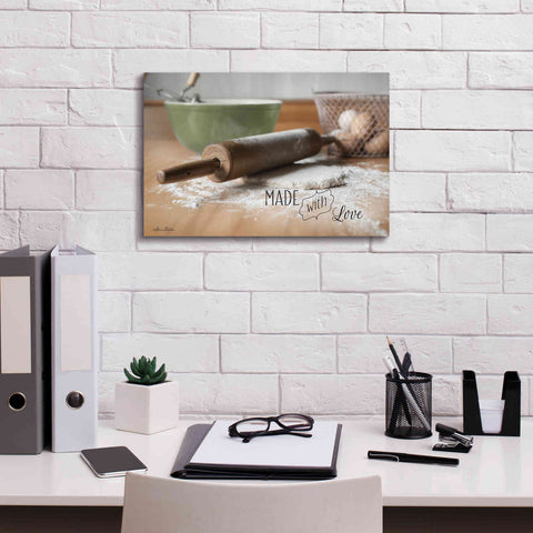 Image of 'Made with Love' by Lori Deiter, Canvas Wall Art,18 x 12