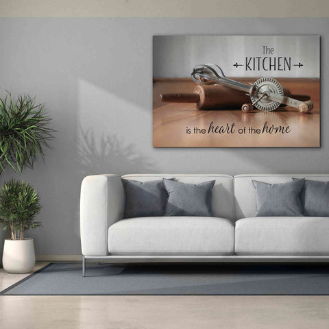 Image of 'The Kitchen is the Heart of the Home' by Lori Deiter, Canvas Wall Art,60 x 40