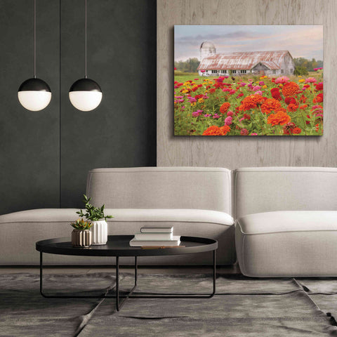Image of 'Vermont Flowers' by Lori Deiter, Canvas Wall Art,54 x 40