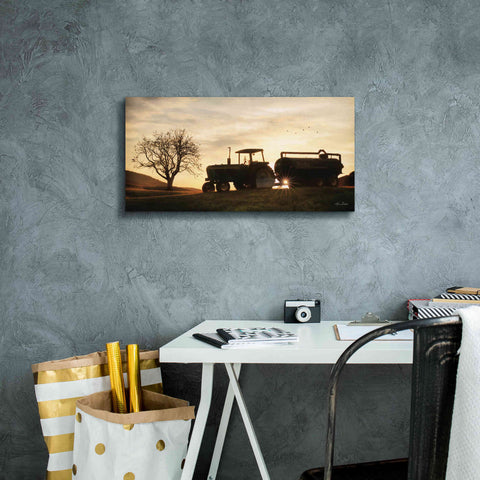 Image of 'Tractor for Sale' by Lori Deiter, Canvas Wall Art,24 x 12