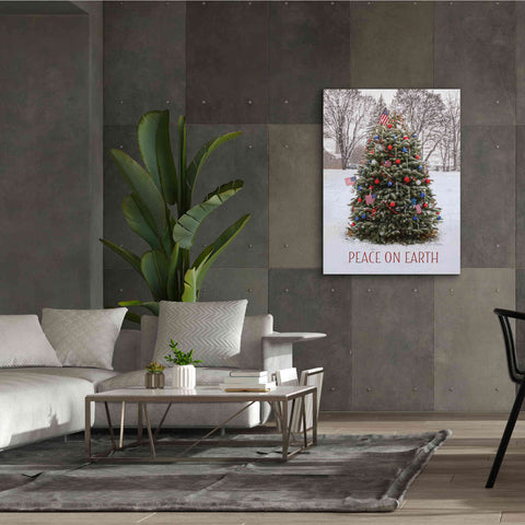 Image of 'Peace on Earth Tree' by Lori Deiter, Canvas Wall Art,26 x 30