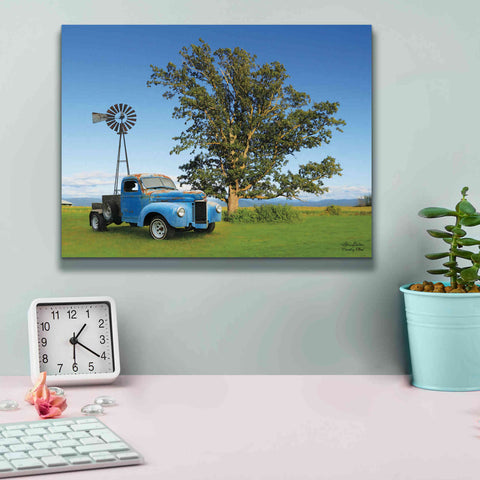 Image of 'Country Blue' by Lori Deiter, Canvas Wall Art,16 x 12