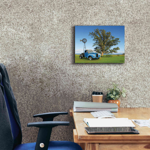 Image of 'Country Blue' by Lori Deiter, Canvas Wall Art,16 x 12