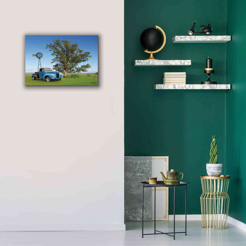 Image of 'Country Blue' by Lori Deiter, Canvas Wall Art,26 x 18