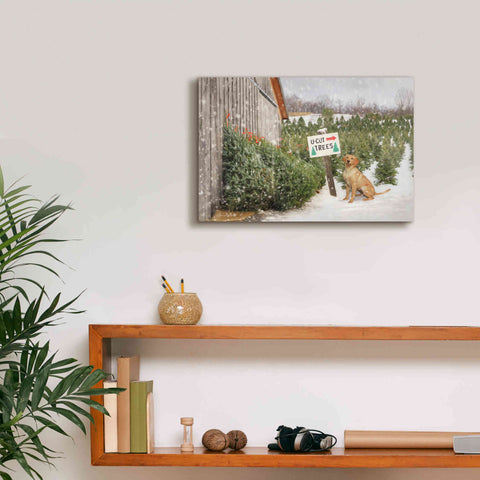 Image of 'U-Cut Trees' by Lori Deiter, Canvas Wall Art,18 x 12