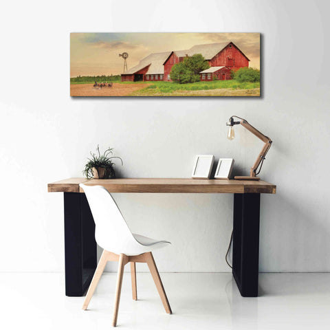 Image of 'Brownsville Farm' by Lori Deiter, Canvas Wall Art,60 x 20