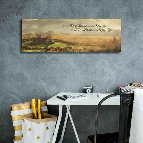 Image of 'Enjoy Life' by Lori Deiter, Canvas Wall Art,36 x 12