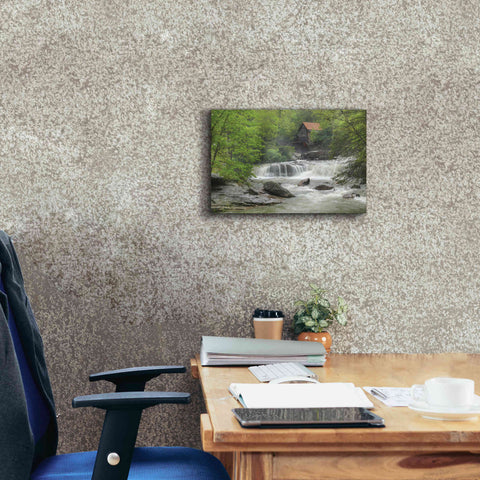 Image of 'Glade Creek Grist Mill' by Lori Deiter, Canvas Wall Art,18 x 12