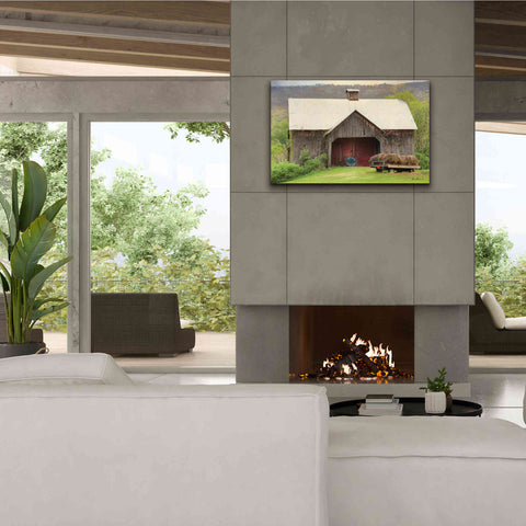 Image of 'Old Hay' by Lori Deiter, Canvas Wall Art,40 x 26