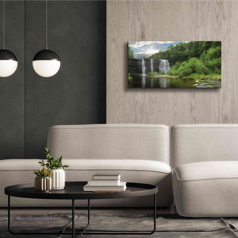 Image of 'Salmon River Falls' by Lori Deiter, Canvas Wall Art,40 x 20