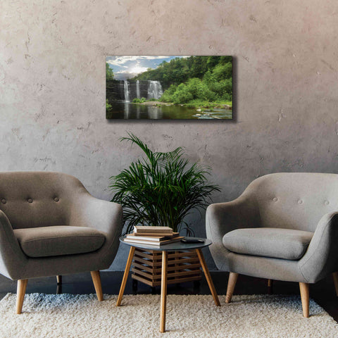 Image of 'Salmon River Falls' by Lori Deiter, Canvas Wall Art,40 x 20