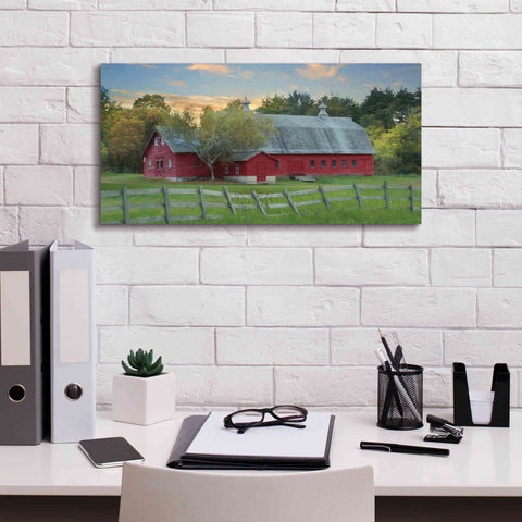 Image of 'Fenced In' by Lori Deiter, Canvas Wall Art,24 x 12