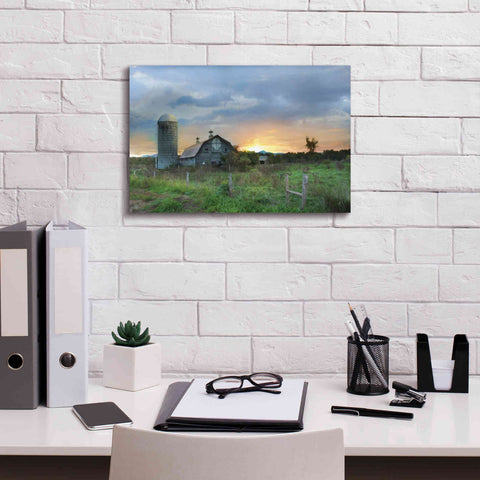 Image of 'New Morning in Vermont' by Lori Deiter, Canvas Wall Art,18 x 12