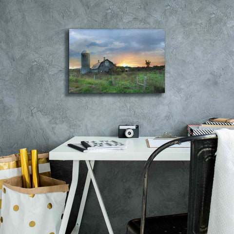 Image of 'New Morning in Vermont' by Lori Deiter, Canvas Wall Art,18 x 12