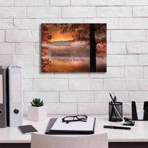 Image of 'Every Sunrise' by Lori Deiter, Canvas Wall Art,16 x 12