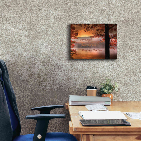 Image of 'Every Sunrise' by Lori Deiter, Canvas Wall Art,16 x 12