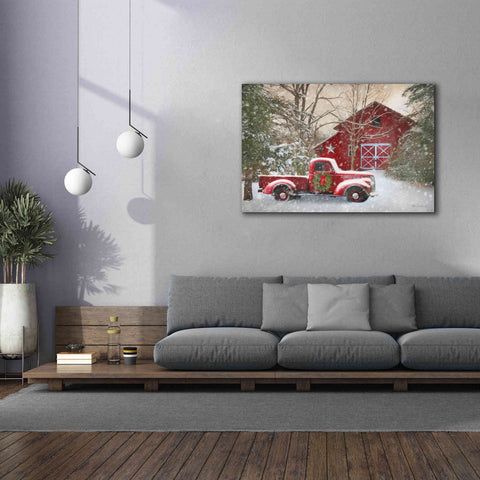 Image of 'Secluded Barn with Truck' by Lori Deiter, Canvas Wall Art,60 x 40