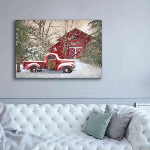 Image of 'Secluded Barn with Truck' by Lori Deiter, Canvas Wall Art,60 x 40