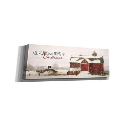 Image of 'All Roads Lead Home for Christmas' by Lori Deiter, Canvas Wall Art