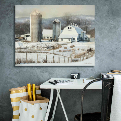 Image of 'The Lake Farm' by Lori Deiter, Canvas Wall Art,34 x 26