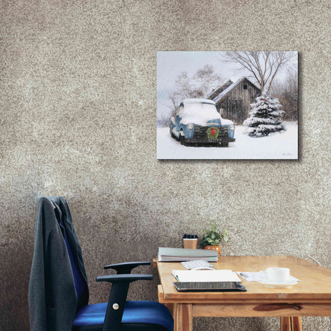 Image of 'Christmas on the Farm' by Lori Deiter, Canvas Wall Art,34 x 26