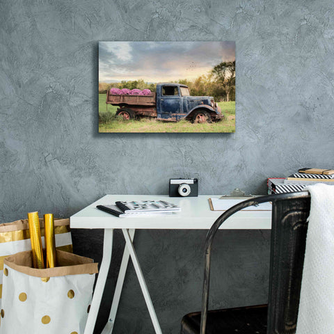 Image of 'Flower Delivery' by Lori Deiter, Canvas Wall Art,18 x 12