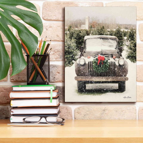 Image of 'Winter at the Tree Farm' by Lori Deiter, Canvas Wall Art,12 x 16