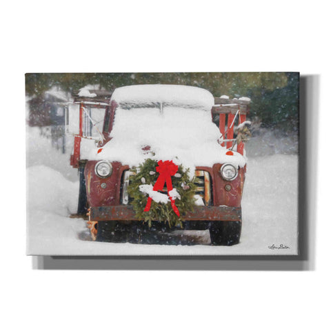 Image of 'Christmas Farm Truck' by Lori Deiter, Canvas Wall Art