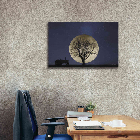 Image of 'Full Moon Country Night' by Lori Deiter, Canvas Wall Art,40 x 26