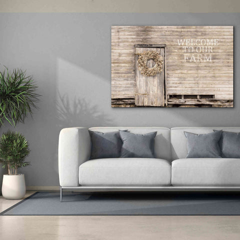 Image of 'Welcome to Our Farm' by Lori Deiter, Canvas Wall Art,60 x 40