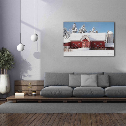 Image of 'Red, White and Cold' by Lori Deiter, Canvas Wall Art,60 x 40