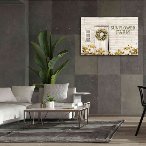 Image of 'Sunflower Farm' by Lori Deiter, Canvas Wall Art,60 x 40