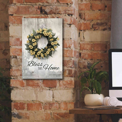 Image of 'Bless This Home' by Lori Deiter, Canvas Wall Art,12 x 18
