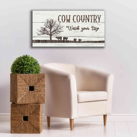 Image of 'Cow Country' by Lori Deiter, Canvas Wall Art,40 x 20