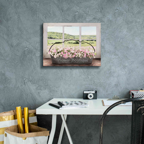 Image of 'Flower Boutique' by Lori Deiter, Canvas Wall Art,16 x 12