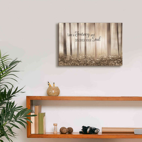 Image of 'Take a Journey and Discover Your Soul' by Lori Deiter, Canvas Wall Art,18 x 12