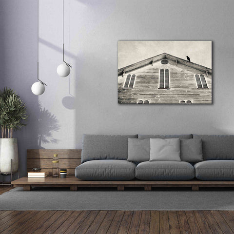 Image of 'Fort Halifax Crow' by Lori Deiter, Canvas Wall Art,60 x 40