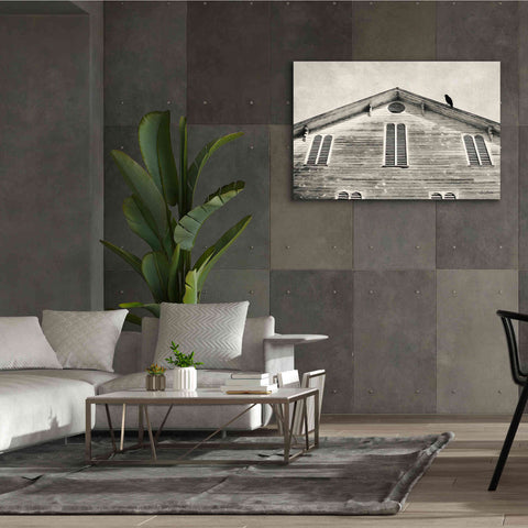 Image of 'Fort Halifax Crow' by Lori Deiter, Canvas Wall Art,60 x 40