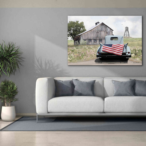 Image of 'American Tailgating' by Lori Deiter, Canvas Wall Art,60 x 40