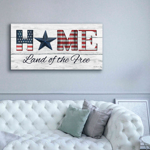 Image of 'Home - Land of the Free' by Lori Deiter, Canvas Wall Art,60 x 30