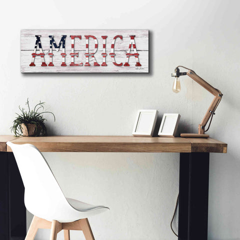 Image of 'America' by Lori Deiter, Canvas Wall Art,36 x 12