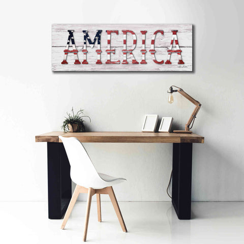 Image of 'America' by Lori Deiter, Canvas Wall Art,60 x 20